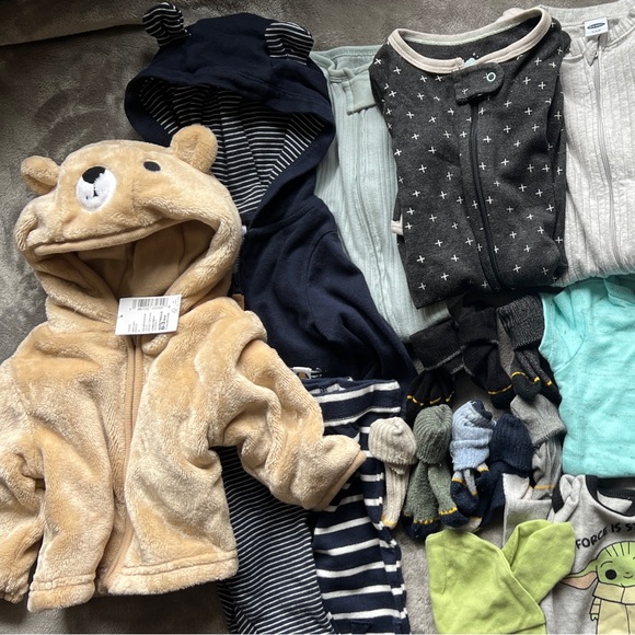 0-3 months boy clothes bundle 27 pieces - Picture 2 of 4